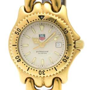 TAG HEUER Sel Professional 200M Gold Plated Quartz Ladies Watch WG1330